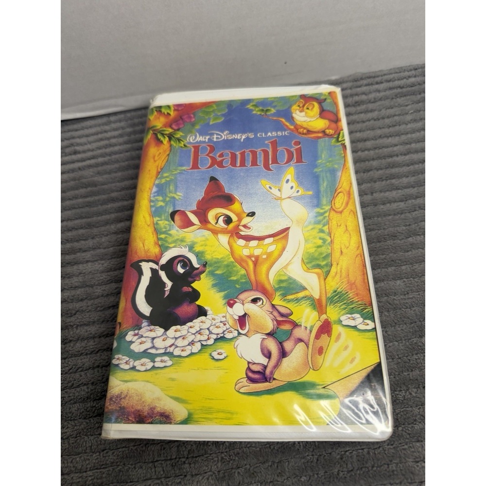 RARE Walt Disney's Classic Bambi - VHS Black Diamond The Classics Edition